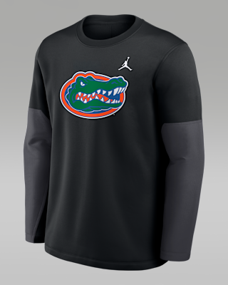 Мужская футболка Florida Sideline Coach Jordan Brand Therma-FIT College Long-Sleeve