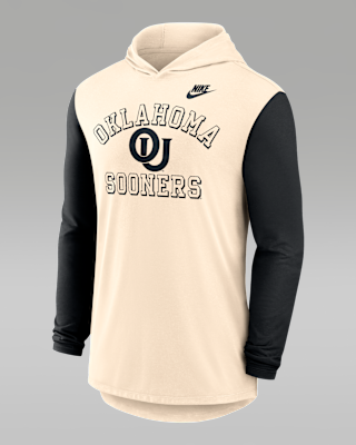Мужская футболка Oklahoma Legacy Nike Dri-FIT College Long-Sleeve Hooded