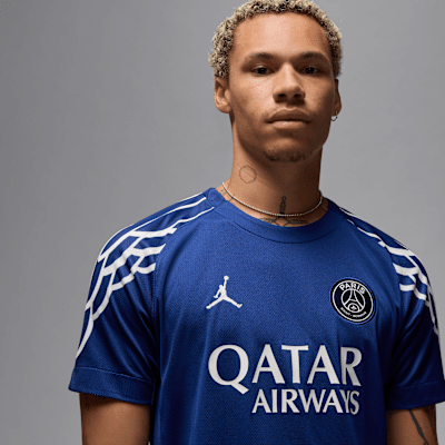 パリ サンジェルマン (PSG) 2024/25 スタジアム フォース メンズ ジョーダン Dri-FIT サッカー レプリカ ユニフォーム