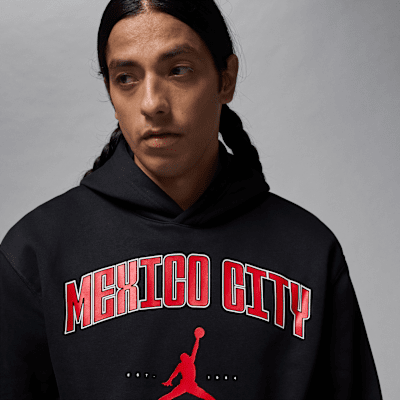 Sudadera con gorro sin cierre de tejido Fleece Mexico City para hombre Jordan