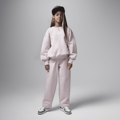 Sudadera de cuello redondo oversized para niños talla grande Jordan Flight Essentials