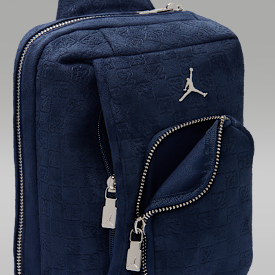 Jordan Suede Monogram Sling Bag (3L)