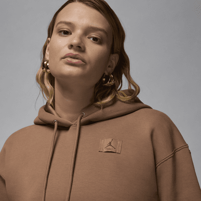 Jordan Flight Fleece Sudadera con capucha con forro de satén - Mujer