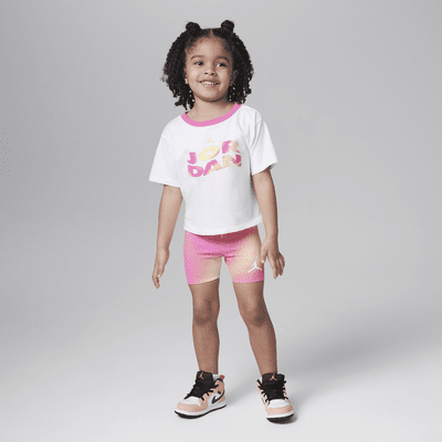 Jordan Lemonade Stand Shorts-Set für Kleinkinder