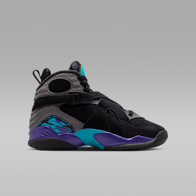 Air Jordan 8 Retro "Aqua" Big Kids' Shoes