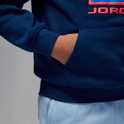 Jordan Essentials Big Kids' Fleece Baseline Pullover Hoodie