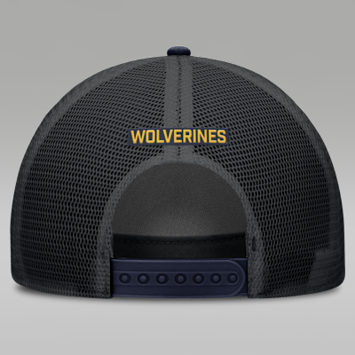 Michigan Primetime Rise Men's Jordan Brand College Trucker Adjustable Hat