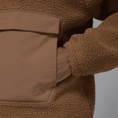 Sweat à capuche en Fleece à poils longs Jordan Flight pour homme