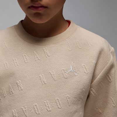 Jordan Younger Kids' 2-Piece Bubble Knit Crew Set