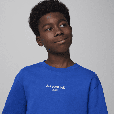 Jordan T-shirt met Air Paris voor kids