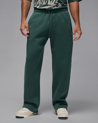 Мужские  Jordan Brooklyn Fleece Oversized Open-Hem Pants