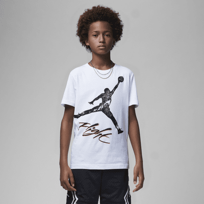 Jordan Big Kids' Jumpman Flight T-Shirt. Nike JP