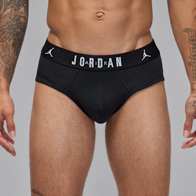 Jordan Men's Flight Cotton Hip Briefs (3-Pack)