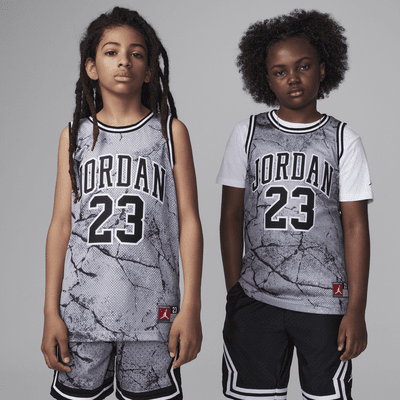 Jordan 23 Striped Jersey Older Kids' Top