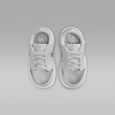 รองเท้าทารก/เด็กวัยหัดเดิน Jordan 1 Retro Low "Silver"