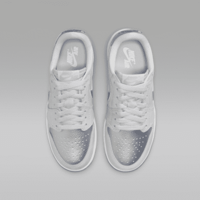 Air Jordan 1 Low OG 'Silver' Older Kids' Shoes