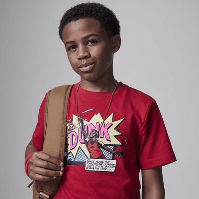 Air Jordan Big Kids' Dunk Comics T-Shirt