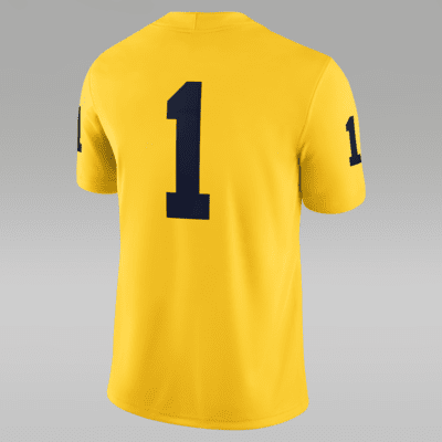Jersey universitario Nike Dri-FIT Game para hombre Michigan Wolverines