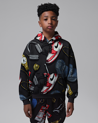 Детское худи Jordan Big Kids' Mike's Flight Kit Pullover Hoodie