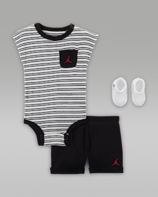 Детские  Jordan Essentials Baby Striped 3-Piece Set