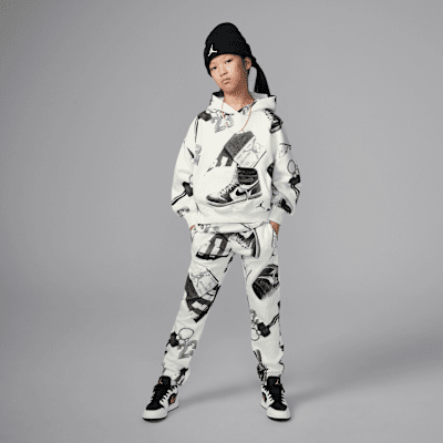 Pants estampados para niños talla grande Jordan Brooklyn Fleece