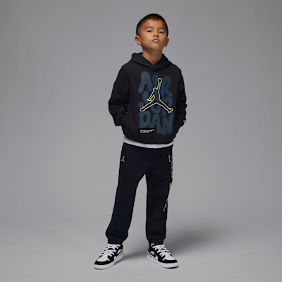 Sudadera con gorro sin cierre 23 Throw It Up para niños talla pequeña Jordan