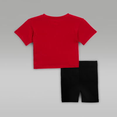 Jordan Retro 1984 2-teiliges Bike Shorts Set für Kleinkinder (12–24 M)