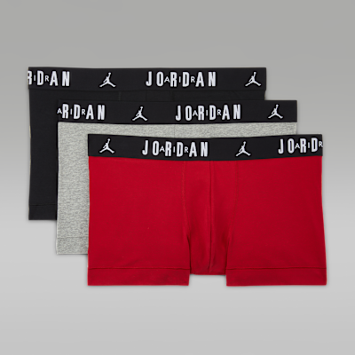 조던 남성 플라이트 코튼 복서 브리프(3팩)