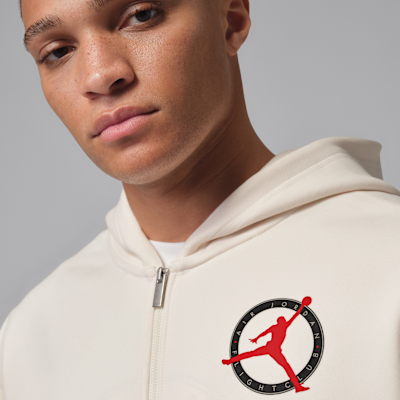 Jordan Flight Club Fleece Tam Boy Fermuarlı Örgü Erkek Sweatshirt'ü