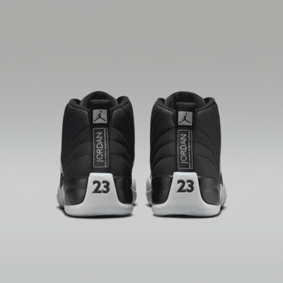 Air Jordan 12 Retro "Black and Wolf Grey" Men's Shoes