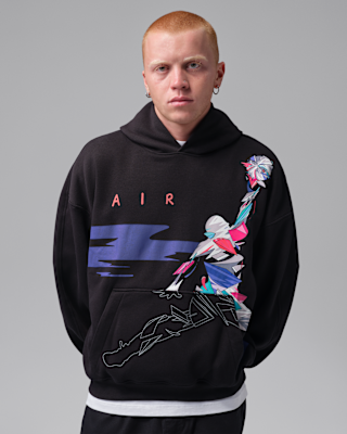 Мужское худи Jordan Brooklyn Oversized Graphic Fleece Pullover Hoodie