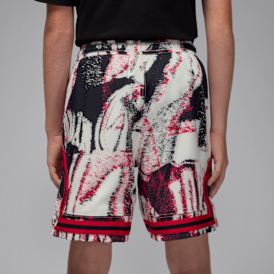 Jordan Sport Big Kids' Dri-FIT Printed Woven Diamond Shorts