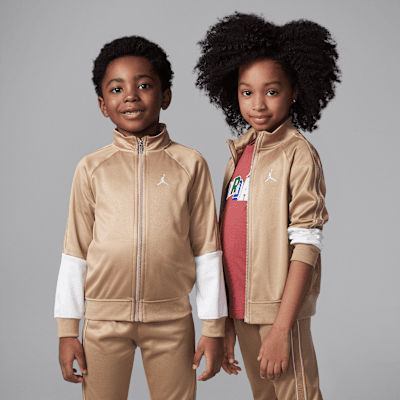 Conjunto con cintas de punto con bloques de color Dri-FIT para niños talla pequeña Jordan