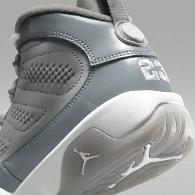 Tenis para niños grandes Air Jordan 9 Retro "Cool Grey"