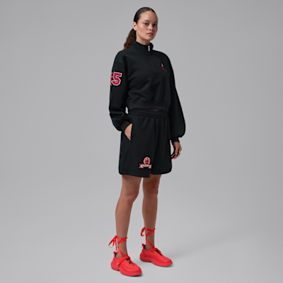 Jordan Brooklyn Fleece Fransız Havlu Kumaşı Grafikli Kadın Şortu görsel 8