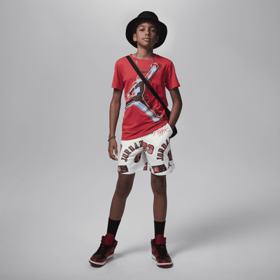 Jordan MJ Essentials Big Kids' Printed Shorts
