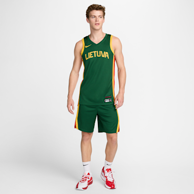 Lithuania Limited Road Men's Nike Basketball Jersey