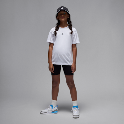 Jordan Sport Dri-FIT Big Kids' Short Sleeve Diamond Top
