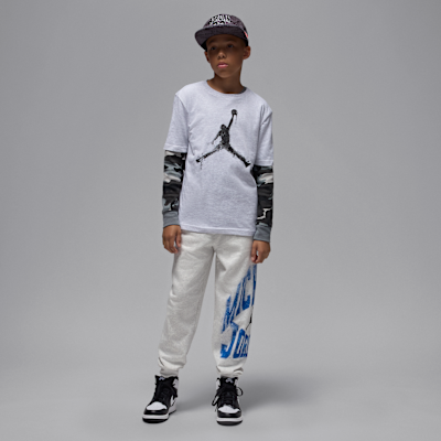 Pantalones de tejido Fleece Jumpman para niños talla grande Jordan MVP