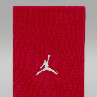 Calcetines para niños talla grande Jordan MJ Holiday Crew Socks (3 pares)