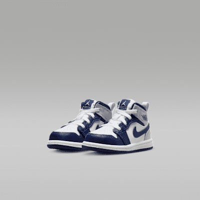 Παπούτσια Jordan 1 Mid για βρέφη και νήπια