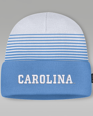 Женские North Carolina Sideline Utility Jordan Brand College Cuffed Beanie