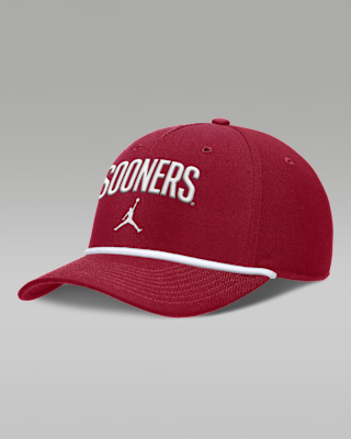 Мужские  Oklahoma Primetime Rise Campus Jordan Brand College Adjustable Hat