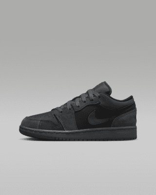 Nike Air Jordan 1 Low sneaker Dark Smoke Grey/Varsity Red/Zwart