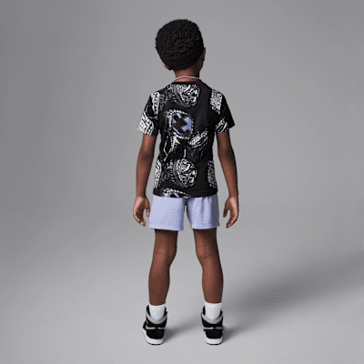 Conjunto de 2 piezas de shorts MVP Ring para niños talla pequeña Jordan