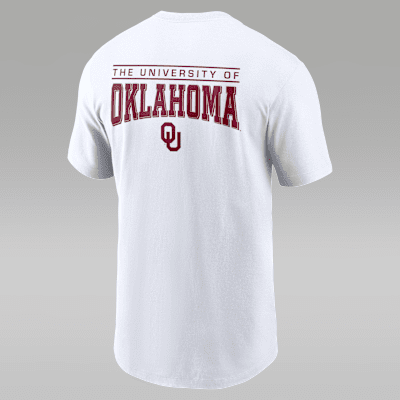 Playera universitaria Jordan para hombre Oklahoma Sooners Primetime Wordmark