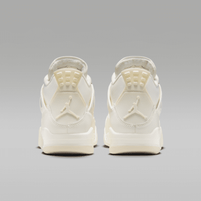 Air Jordan 4 Retro 'White & Gold' Women's Shoes