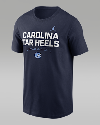 Мужская футболка North Carolina Courtside Basketball Jordan Brand Dri-FIT College для баскетбола