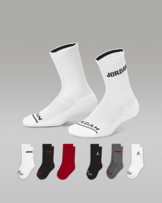 Детские носки Jordan Big Kids' Legend Crew Socks (6 Pairs)