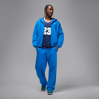 Huvtröja Jordan Brooklyn Fleece i oversize-modell med hel dragkedja för män
